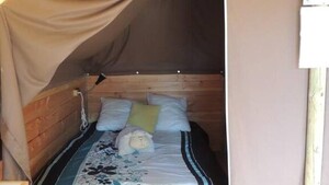 Cabane Lodge Confort SAFARI 20m² (2 chambres - sans sanitaires) + terrasse semi couverte