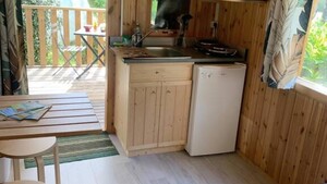 Cabin Cube 2 pers. 1 double bed - with bathroom and toilet