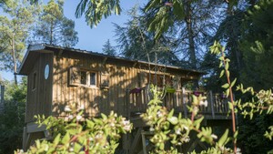 La Cabane du Voyage - Wooden hut 1 bedroom 24m² + terrace 16m²