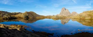 Lac des Pyrénées en plein été