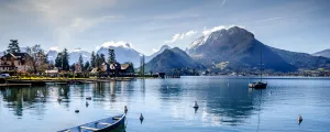 Lac d'Annecy à la mi-saison