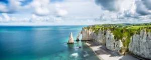 Falaises d'Etretat en Normandie