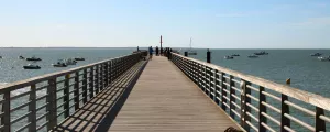 L'embarcadère de la Tranche-Sur-Mer en Vendée