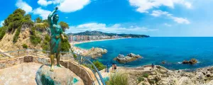 Lloret-de-mar, sur la côte méditerranéenne espagnole 