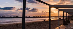 Sable mer couché de soleil La Baule Escoublac, pour vos vacances partez en séjour avec Resasol !