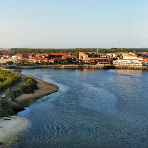 Lac de Vieux Boucau dans les Landes