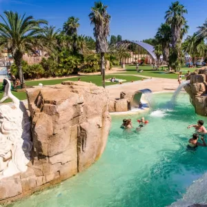 Piscine du parc aquatique du camping la Sirène à Argelès-sur-Mer