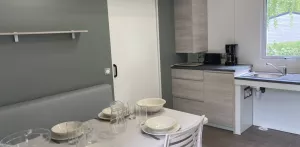Mobil home PMR Confort 36m² - 2 chambres + terrasse semi-couverte