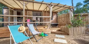 Stacaravan Garden 3sk | PREMIUM-33m²-AIRCO-TV-VW-Plancha-Bad-Gratis wifi-overdekt Terras