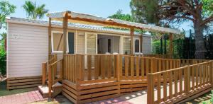 Stacaravan Confort 35m² - 2 slaapkamers + terras + CLIM - voor mindervaliden