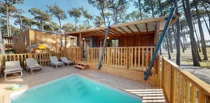 Chalet PREMIUM -  Zwembad 4/5P