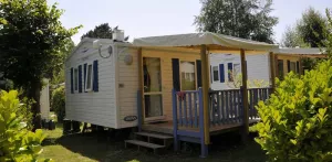Comfort stacaravan 34m² - 3 slaapkamers - Overdekt terras 18m² - TV - Afwasmachine