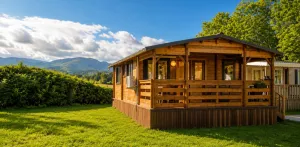 Chalet de madera «Noe» con aire acondicionado