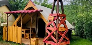 Lodge de l'Orpailleur - 15 m² - 2 slaapkamers - zonder sanitair, een sfeer van het Wilde Westen!