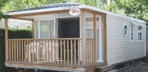 Mobile-home 2 bedrooms + TV