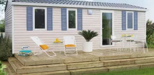 Stacaravan met airconditioning 3 slaapkamers + TV - by maeva