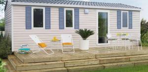 Stacaravan met airconditioning 3 slaapkamers + TV - by maeva