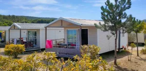 Stacaravan California Standard met airconditioning 2 slaapkamers + TV