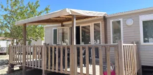 Stacaravan Arizona Standard met airconditioning 3 slaapkamers + TV