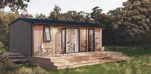 Lodge Ô - woonkamerzijde : 2 slaapkamers + overdekt terras + tv - 30 m² / 2026