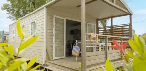 Stacaravan comfort 2 slaapkamers + TV