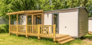 Stacaravan Premium Alizé 2 slaapkamers + TV 2 badkamers