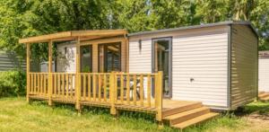 Stacaravan Premium Manureva 2 slaapkamers + TV 2 badkamers