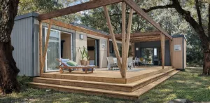 Mobil-home double Favulosa avec bain nordique (Gamme Exclusive) - S -