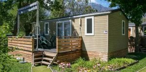 Stacaravan Belledonne Comfort 32 m² - 3 slaapkamers + onoverdekt terras + plancha -