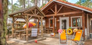 Houten chalet voor 4/5 personen