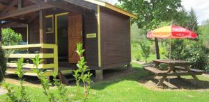 Cabanon Standard Jaune 12m² 1 kamer + Terras 3m² - zonder sanitair + loggia 3m²