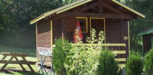 Cabanon Standard Vert 10m² + Terras 3m² - zonder sanitair + loggia 3m²