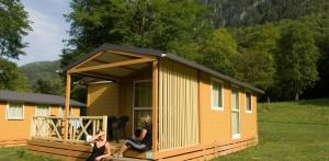 Chalet Confort 30m² - 2 slaapkamers + overdekt terras