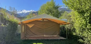 Bungalow de lona Canadá (2 dormitorios)