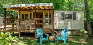 Stacaravan Eco 4pers 38m² overdekt terras 2 kamers