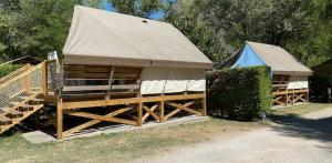 Ecolodge toilé Standard  21m² - 2 slaapkamers (zonder privé sanitair)