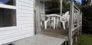 Stacaravan + overdekt terras