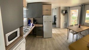 Mobil-home PMR 4/6 Pers. - LUXE avec lave vaisselle - 2 chambres, 1 convertible SAMEDI