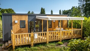 Cottage TY PREMIUM 2 slaapkamers + Overdekt terras + TV (32m²/2022)