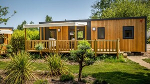 Cottage PREMIUM 3 slaapkamers / 2 badkamers + halfoverdekt terras + TV (36m² / 2022)