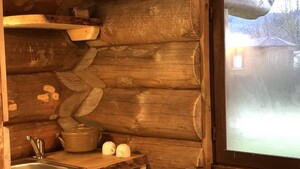 Cottage Valdône - 24m2- 2 Schlafzimmer, hütte aus echten Holzscheiben