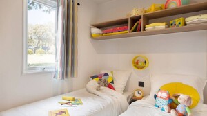Mobil-home Select TV LV Clim Plancha - 2 chambres - 4 adultes + 1 enfant de moins de 12 ans