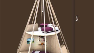 Tipi 4 pers. - 2 bedrooms - with WC and bathroom