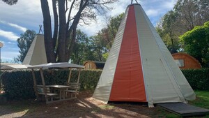 Tipi 4 pers. - 2 bedrooms - with WC and bathroom