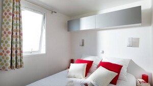 Mobil-home Face Confort 25m² (2 chambres) + TV + Terrasse intégrée - Arrivée Dimanche