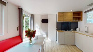Mobil-home Confort TV BBQ - 3 chambres - 6 personnes