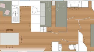 Charleston PREMIUM-2 slaapkamers 40m²- *Airconditioning, terras, TV*