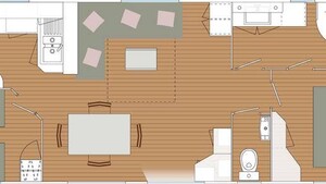 Baltimore PREMIUM-2 bedrooms 40m²- *Air conditioning, terrace, TV*