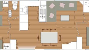 Blueberry3 COMFORT- 3 habitaciones 40m²- *Aire acondicionado, terraza, TV*
