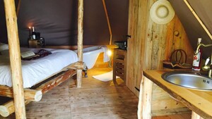 Lodge Venezia - 18m² - Barock und romantisch mit seiner Antik-Badewanne mit Frühstück inklusive.